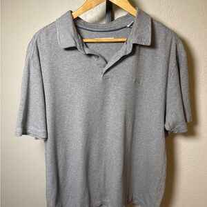 Tommy Bahama Men's Striped Gray Polo Shirt